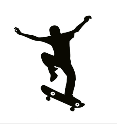 A person jumping on a skateboard

Description automatically generated with medium confidence